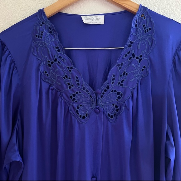 Vanity Fair | Purple Pajama Top - Picture 3 of 8